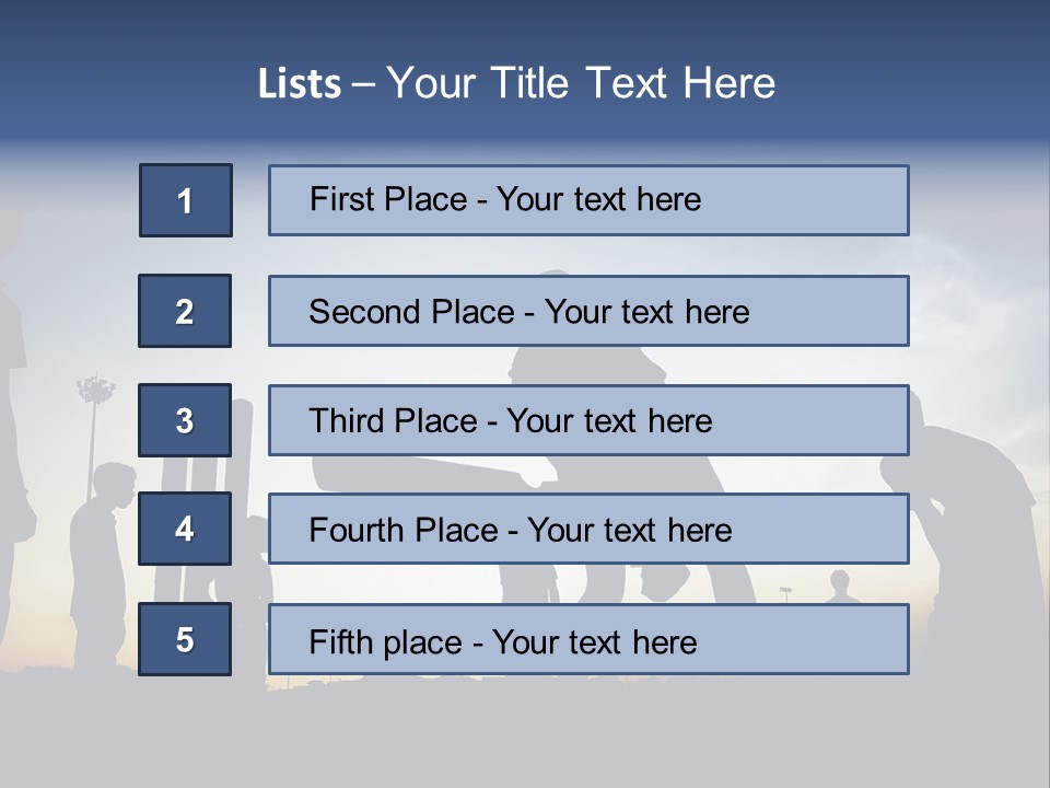 Games Motion Evening PowerPoint Template