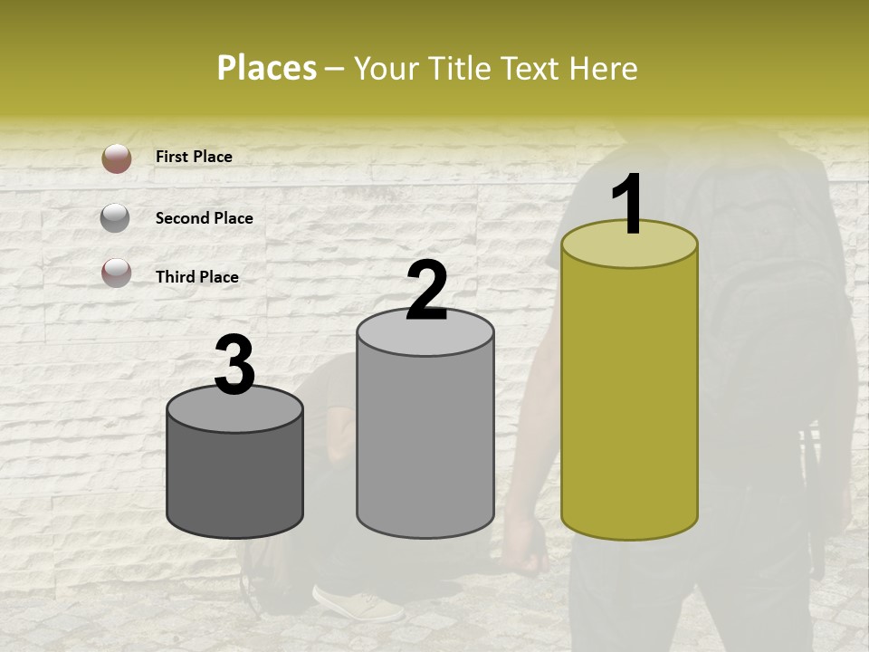 Casual Standing Confrontation PowerPoint Template