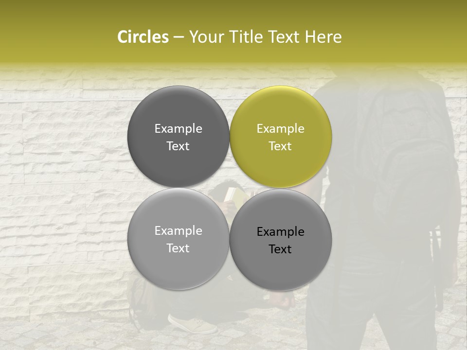 Casual Standing Confrontation PowerPoint Template