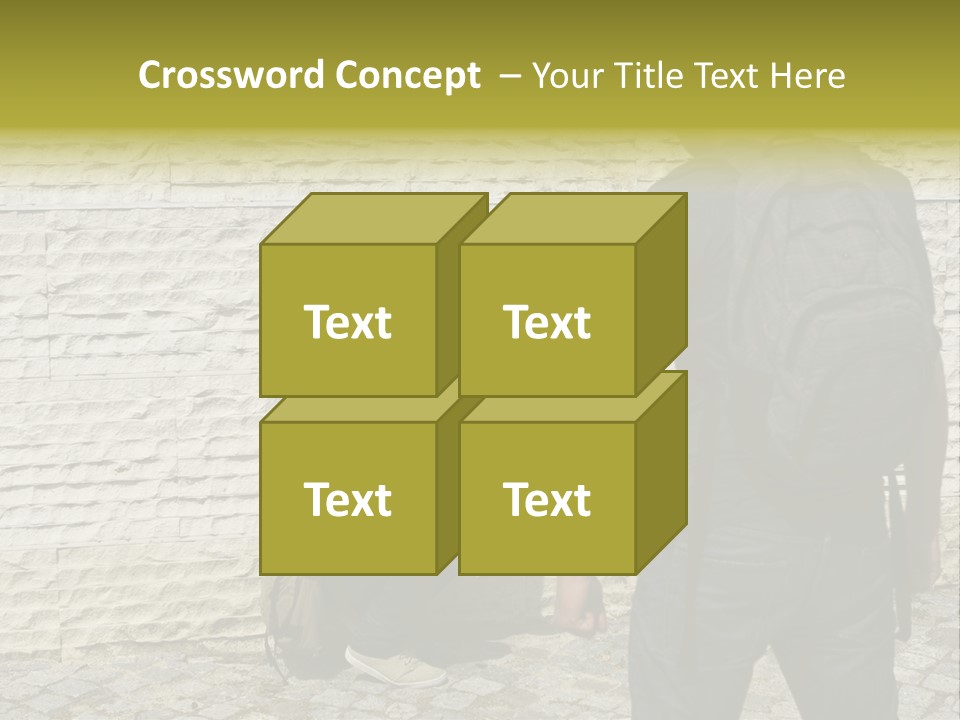 Casual Standing Confrontation PowerPoint Template