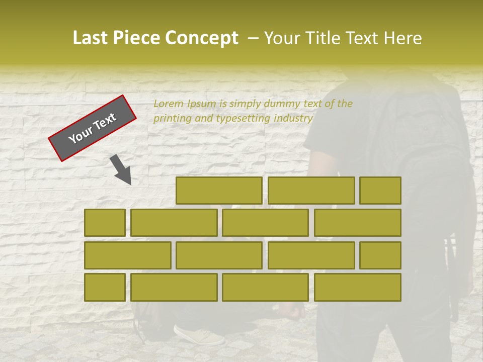 Casual Standing Confrontation PowerPoint Template