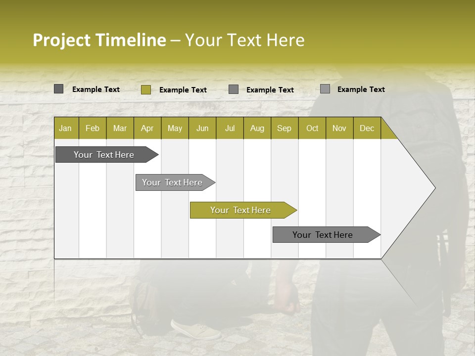 Casual Standing Confrontation PowerPoint Template