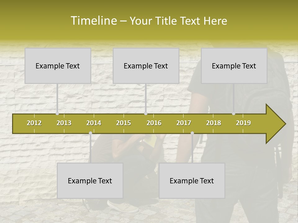 Casual Standing Confrontation PowerPoint Template