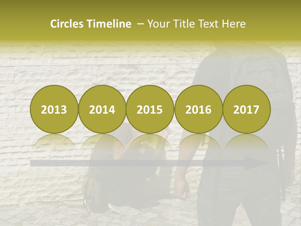 Casual Standing Confrontation PowerPoint Template