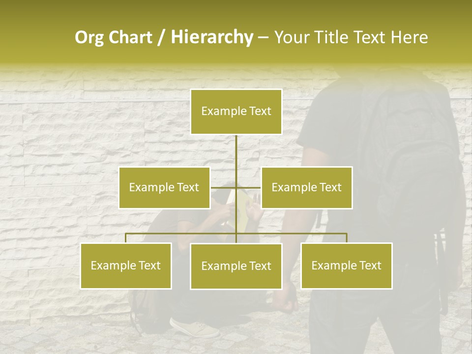 Casual Standing Confrontation PowerPoint Template