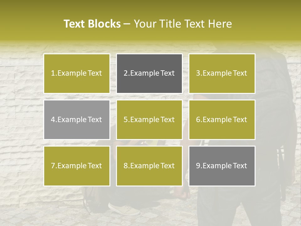 Casual Standing Confrontation PowerPoint Template
