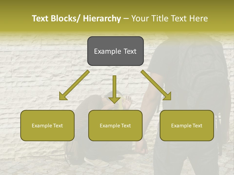 Casual Standing Confrontation PowerPoint Template