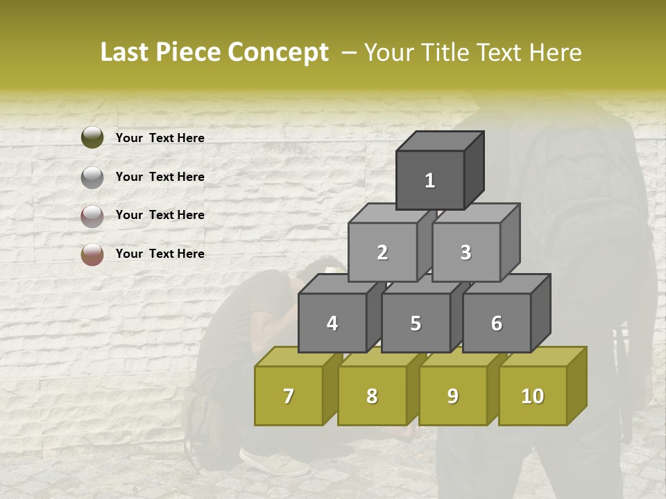 Casual Standing Confrontation PowerPoint Template