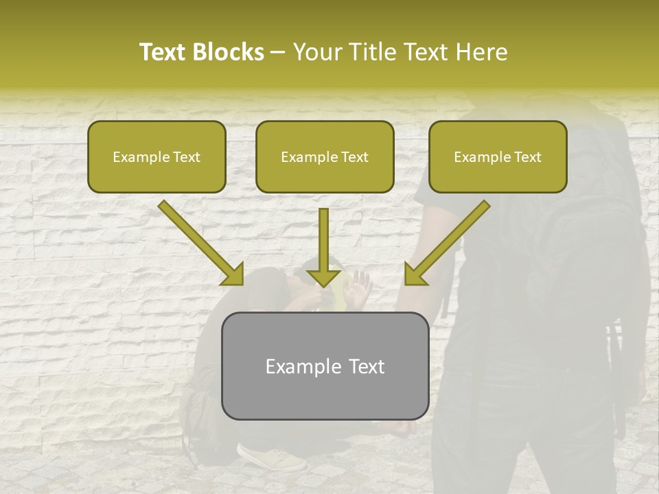 Casual Standing Confrontation PowerPoint Template