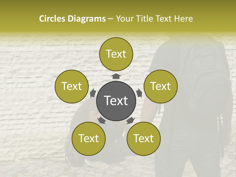 Casual Standing Confrontation PowerPoint Template