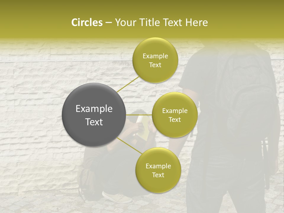 Casual Standing Confrontation PowerPoint Template