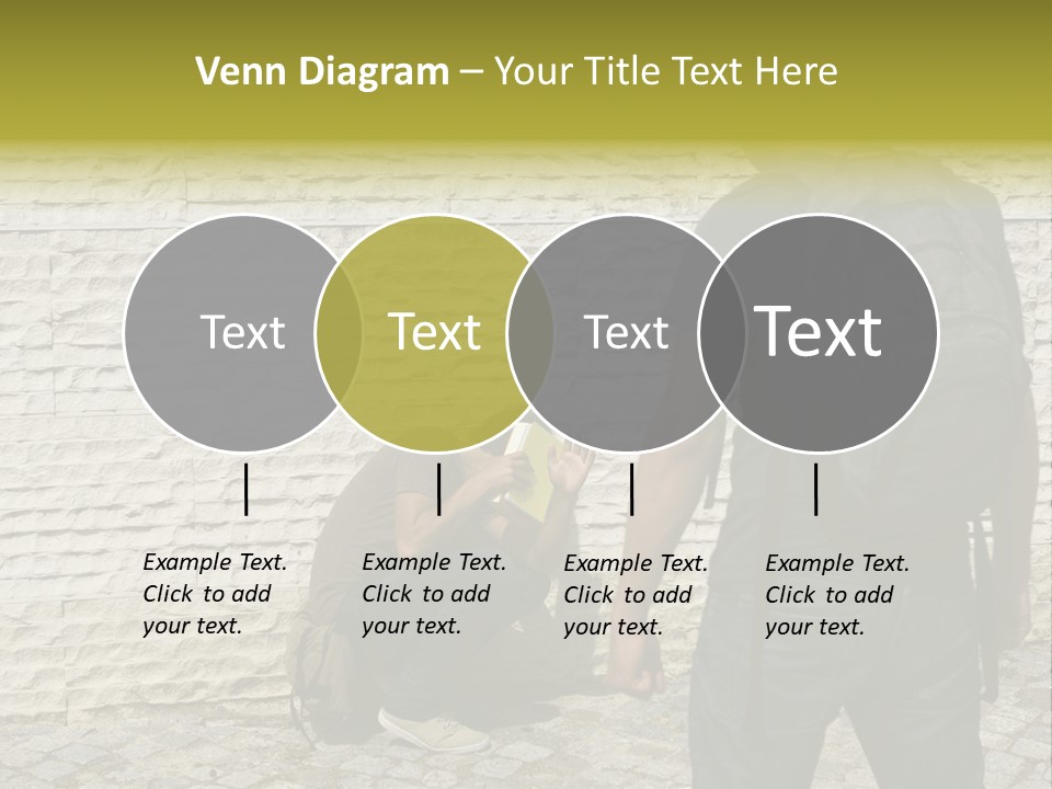 Casual Standing Confrontation PowerPoint Template