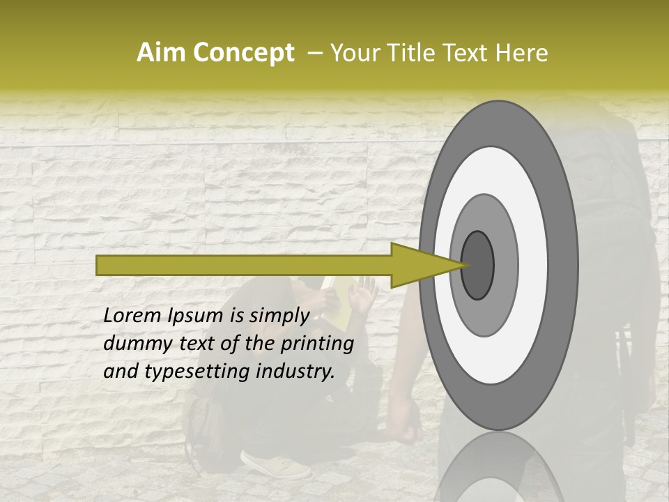 Casual Standing Confrontation PowerPoint Template