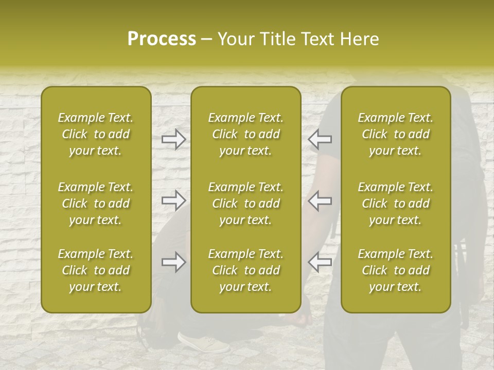 Casual Standing Confrontation PowerPoint Template