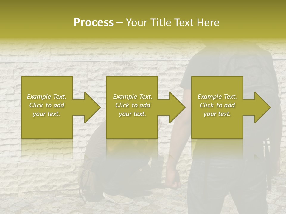 Casual Standing Confrontation PowerPoint Template
