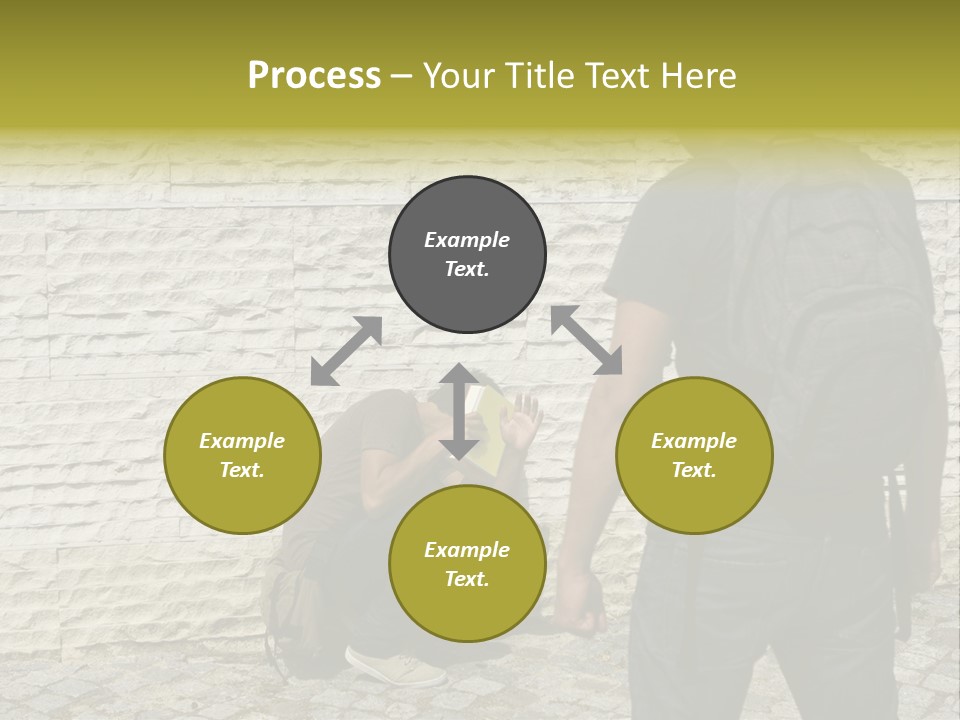 Casual Standing Confrontation PowerPoint Template