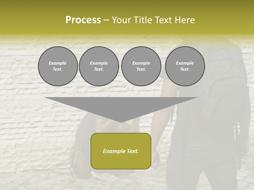 Casual Standing Confrontation PowerPoint Template