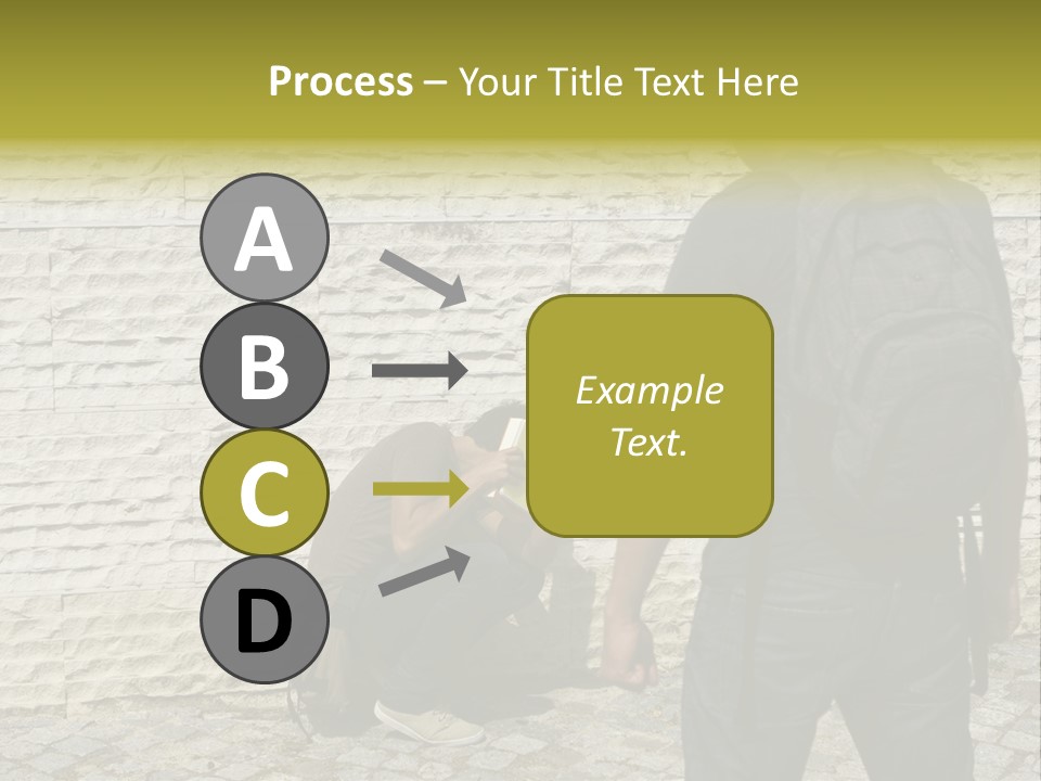 Casual Standing Confrontation PowerPoint Template