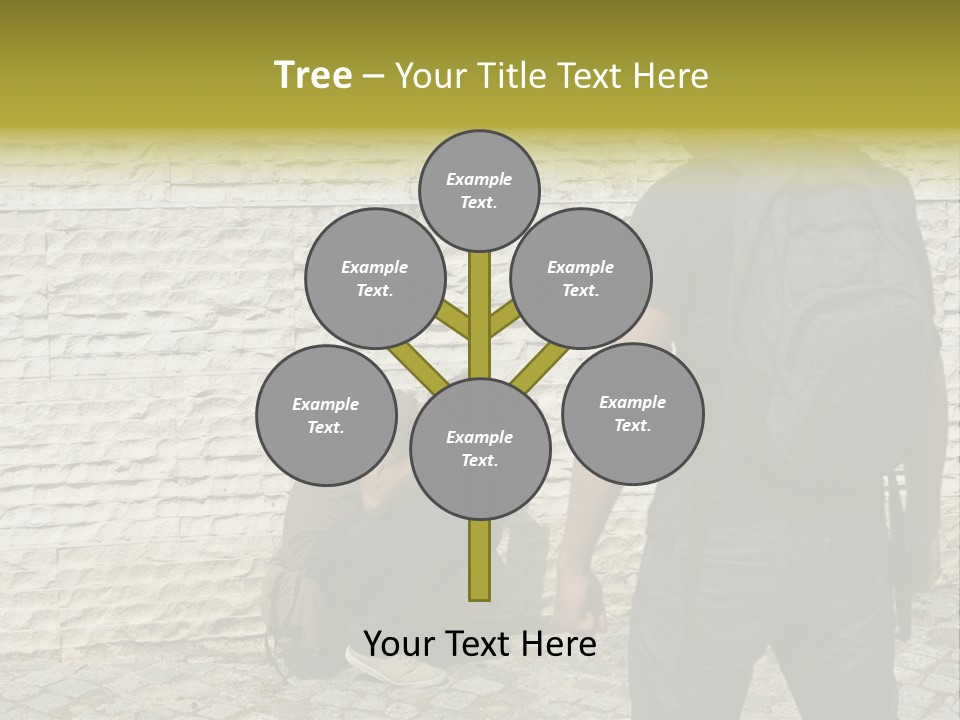 Casual Standing Confrontation PowerPoint Template
