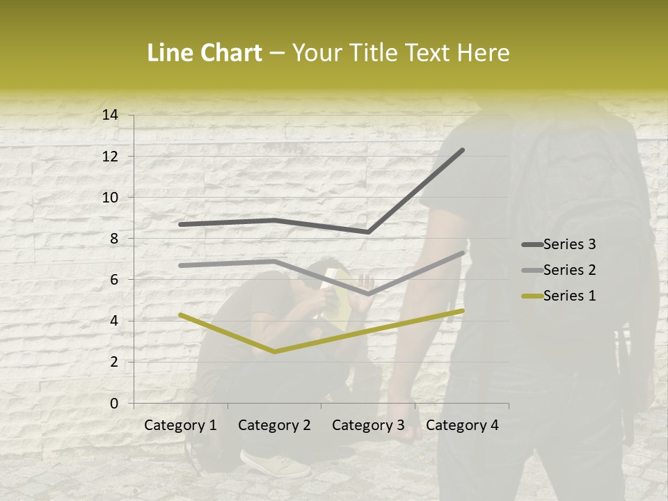 Casual Standing Confrontation PowerPoint Template