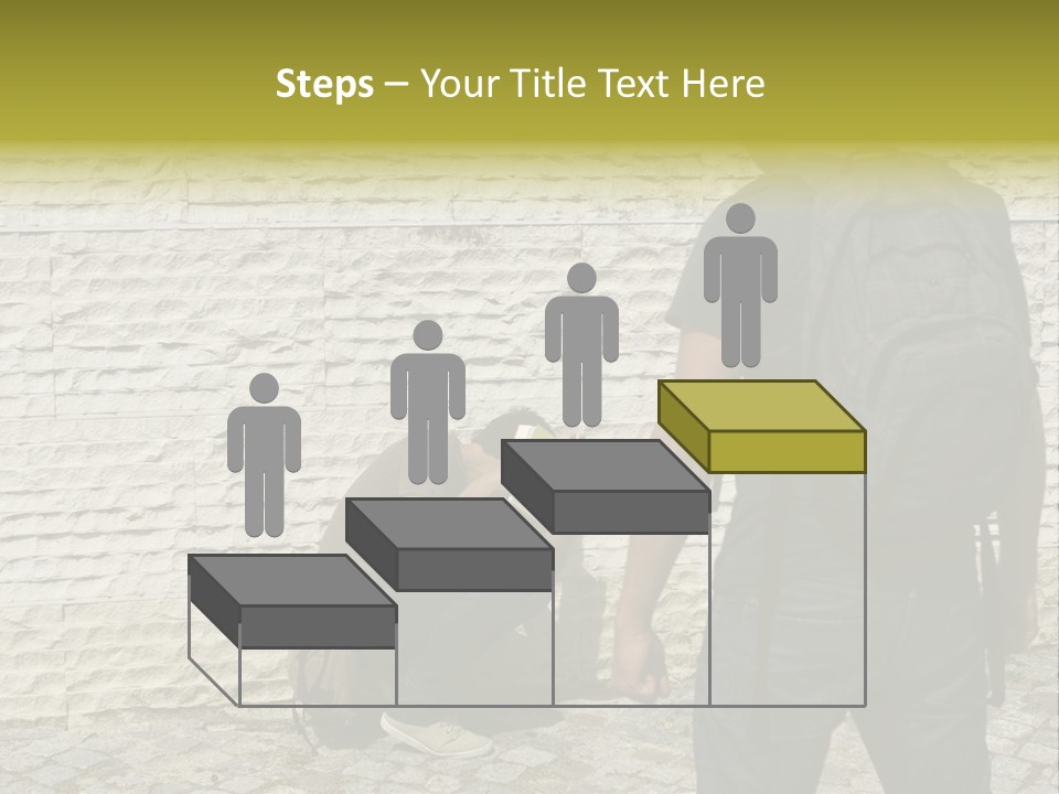 Casual Standing Confrontation PowerPoint Template