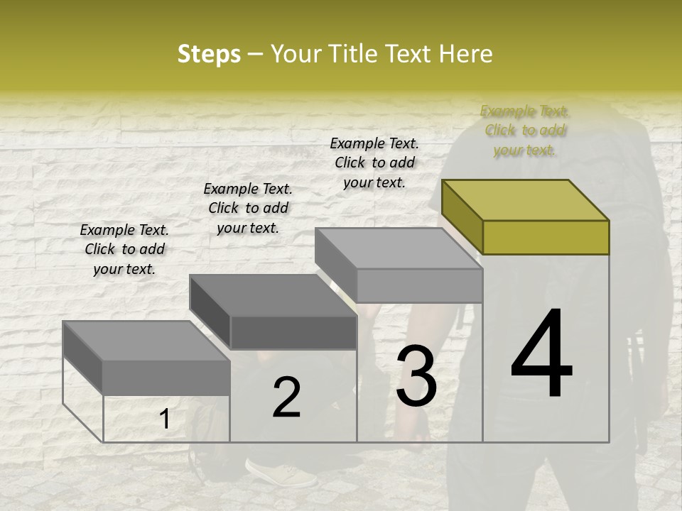 Casual Standing Confrontation PowerPoint Template