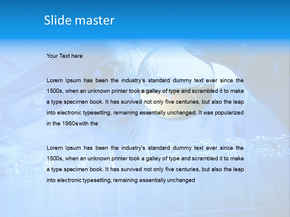 Sterile Biological Occupation PowerPoint Template