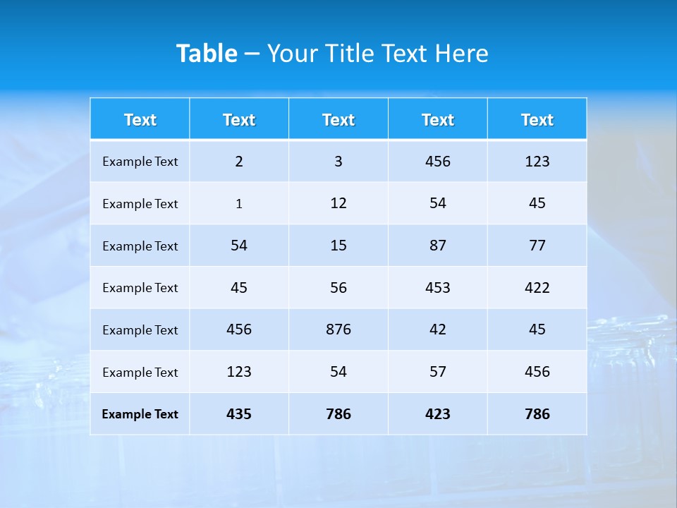 Sterile Biological Occupation PowerPoint Template