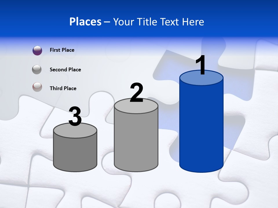 Teamwork Puzzle Conceptual PowerPoint Template