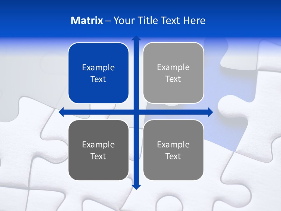 Teamwork Puzzle Conceptual PowerPoint Template