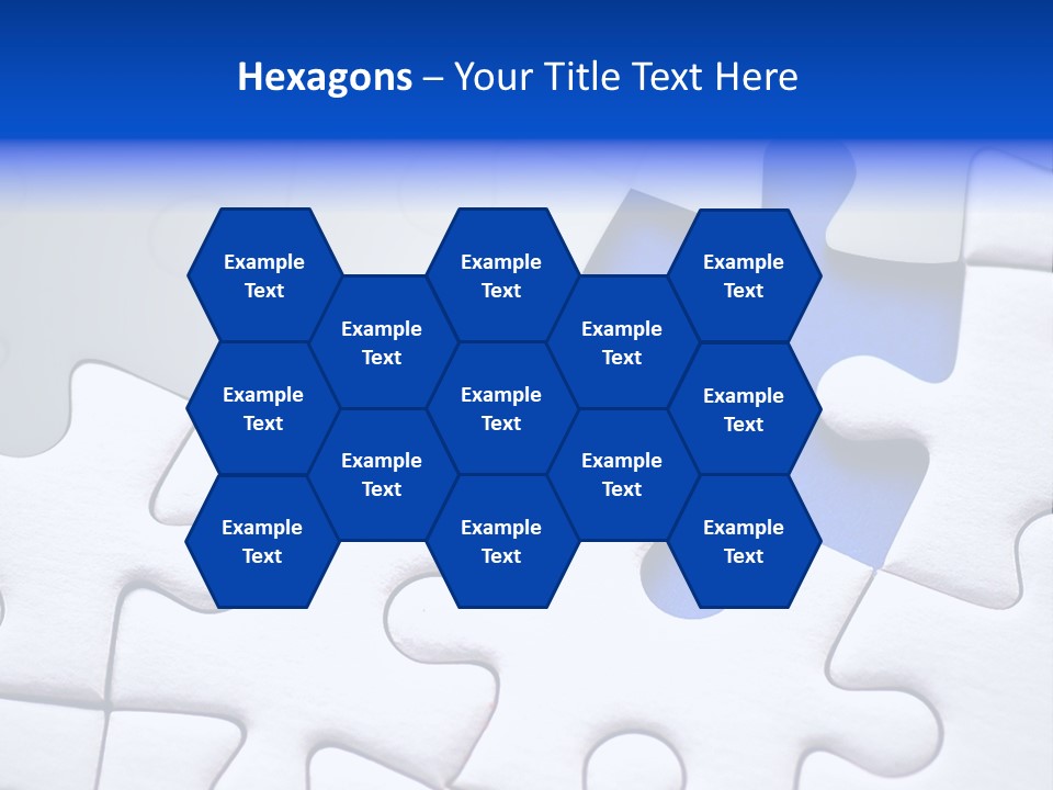 Teamwork Puzzle Conceptual PowerPoint Template