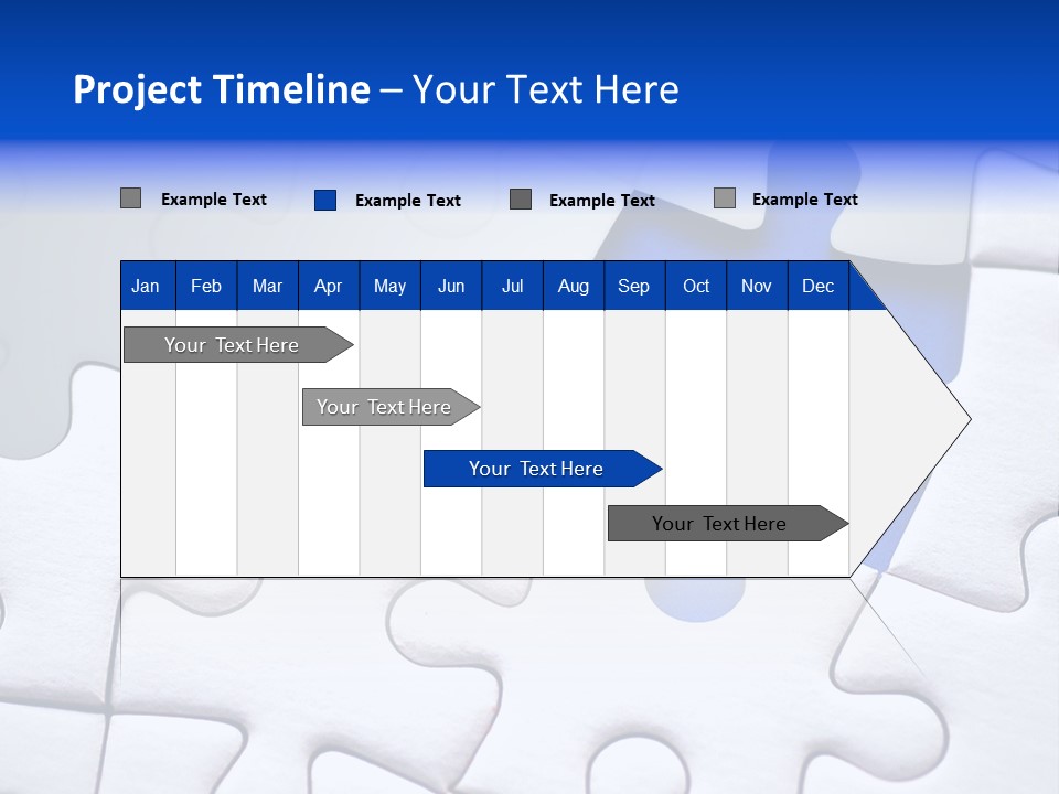 Teamwork Puzzle Conceptual PowerPoint Template