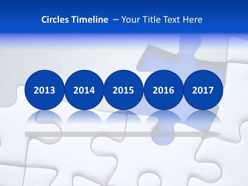 Teamwork Puzzle Conceptual PowerPoint Template