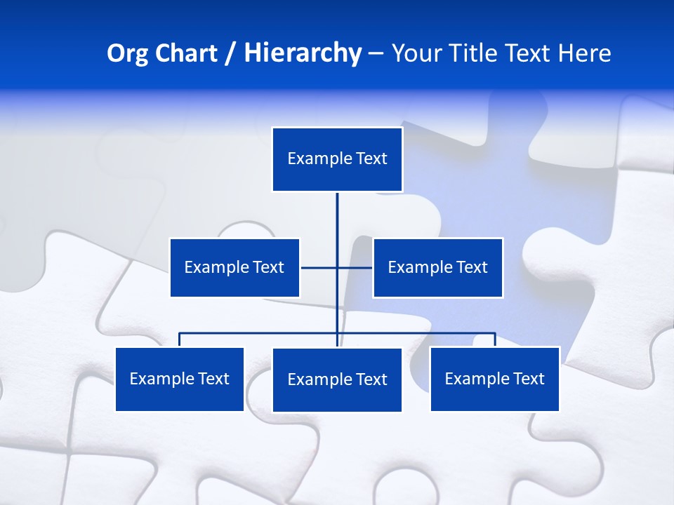Teamwork Puzzle Conceptual PowerPoint Template