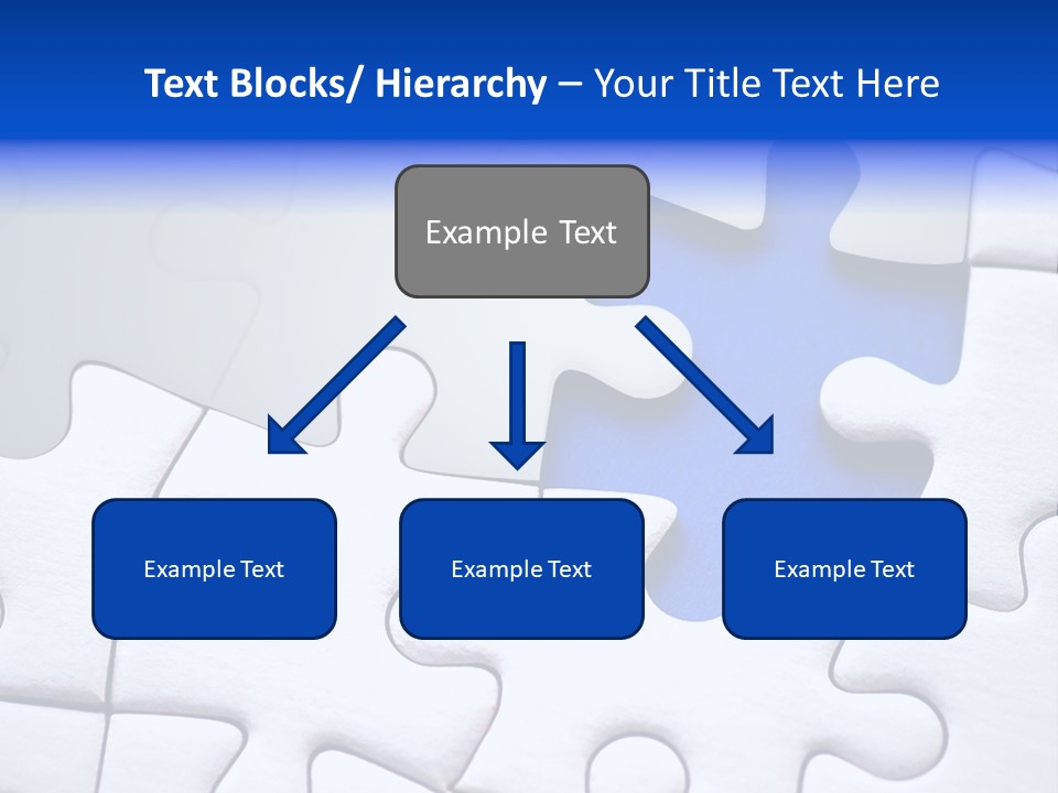 Teamwork Puzzle Conceptual PowerPoint Template