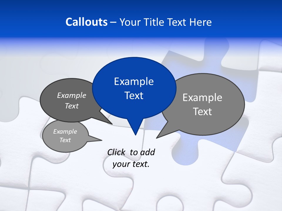 Teamwork Puzzle Conceptual PowerPoint Template