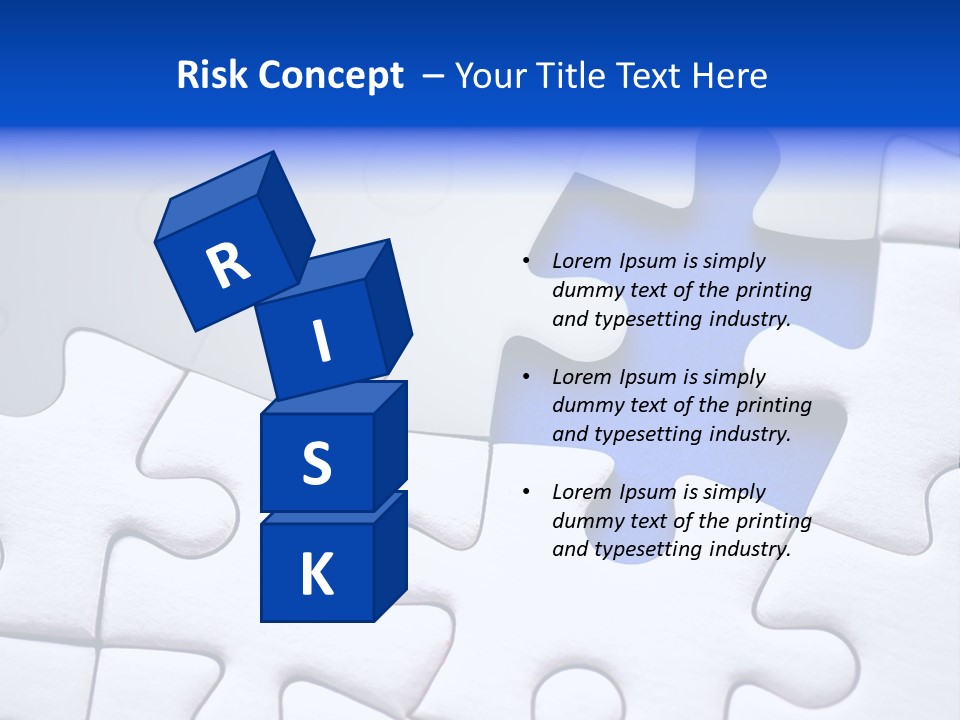 Teamwork Puzzle Conceptual PowerPoint Template