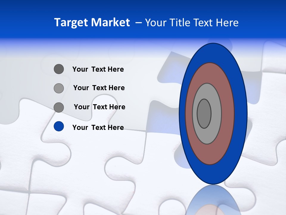 Teamwork Puzzle Conceptual PowerPoint Template