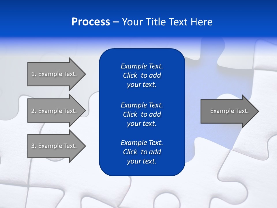 Teamwork Puzzle Conceptual PowerPoint Template