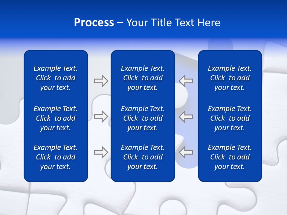 Teamwork Puzzle Conceptual PowerPoint Template