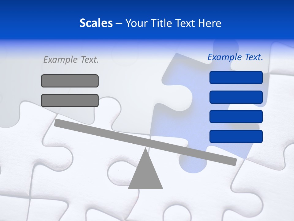 Teamwork Puzzle Conceptual PowerPoint Template