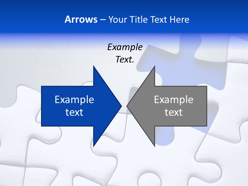 Teamwork Puzzle Conceptual PowerPoint Template