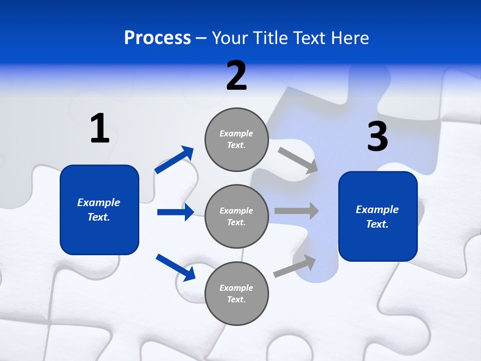 Teamwork Puzzle Conceptual PowerPoint Template