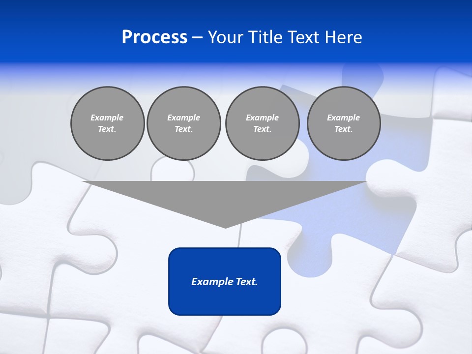Teamwork Puzzle Conceptual PowerPoint Template