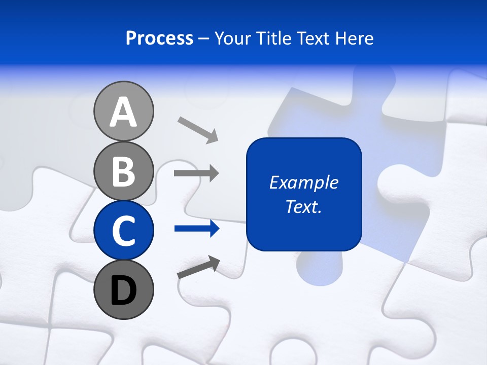 Teamwork Puzzle Conceptual PowerPoint Template