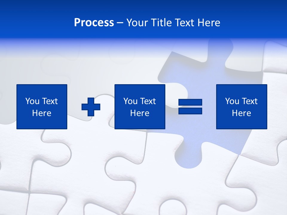 Teamwork Puzzle Conceptual PowerPoint Template