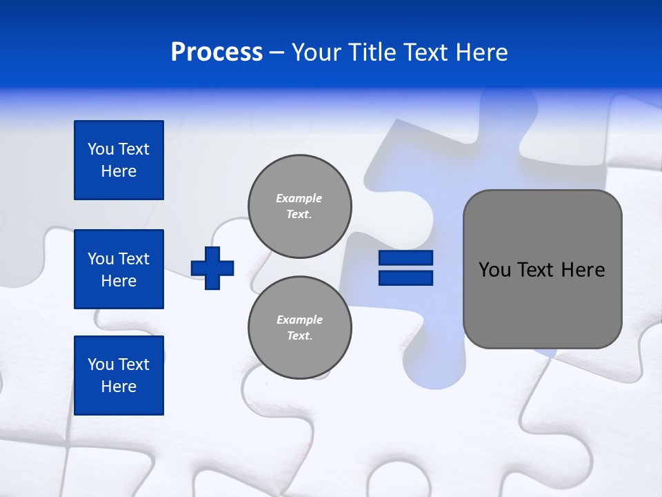 Teamwork Puzzle Conceptual PowerPoint Template