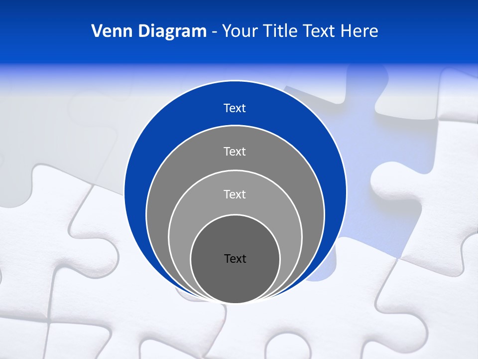 Teamwork Puzzle Conceptual PowerPoint Template