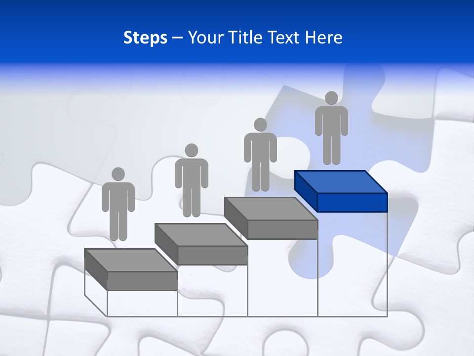 Teamwork Puzzle Conceptual PowerPoint Template