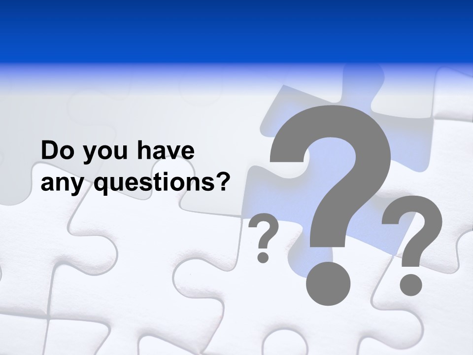 Teamwork Puzzle Conceptual PowerPoint Template